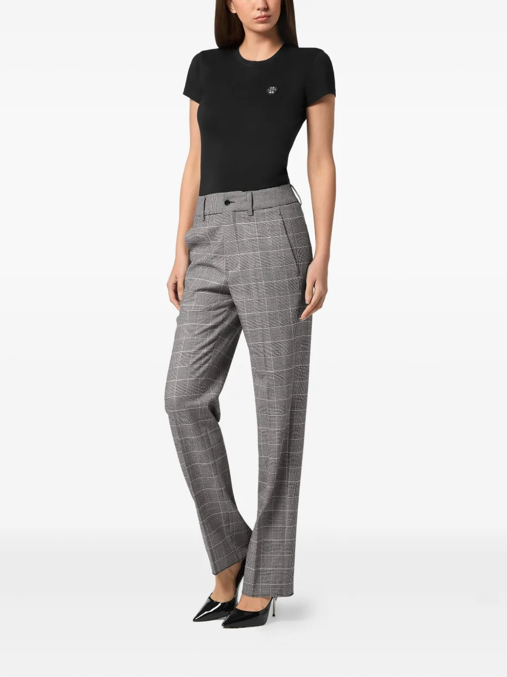 Philipp Plein prince of wales-pattern trousers | Straight-Leg Pants | Image 2