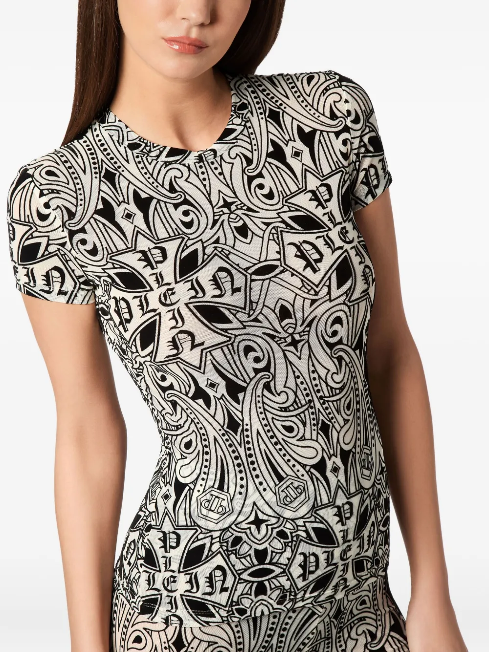 Philipp Plein Katoenen T-shirt Wit