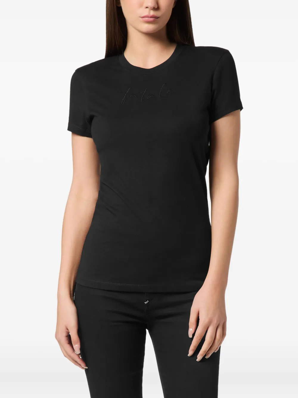 Philipp Plein T-shirt met print Zwart