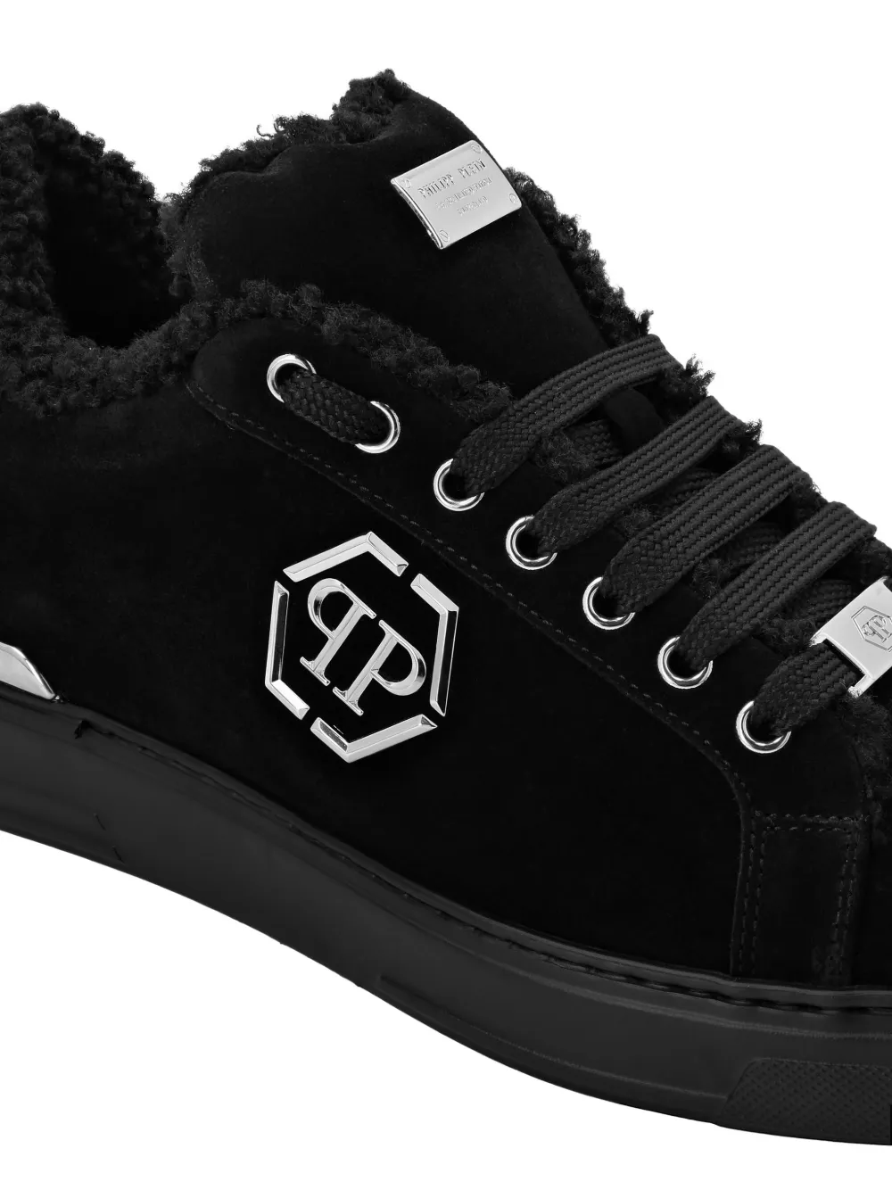 Philipp Plein lace-up sneakers Zwart