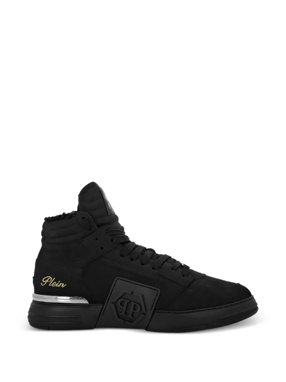 Philipp Plein Phantom Kick$ hi-top sneakers Zwart