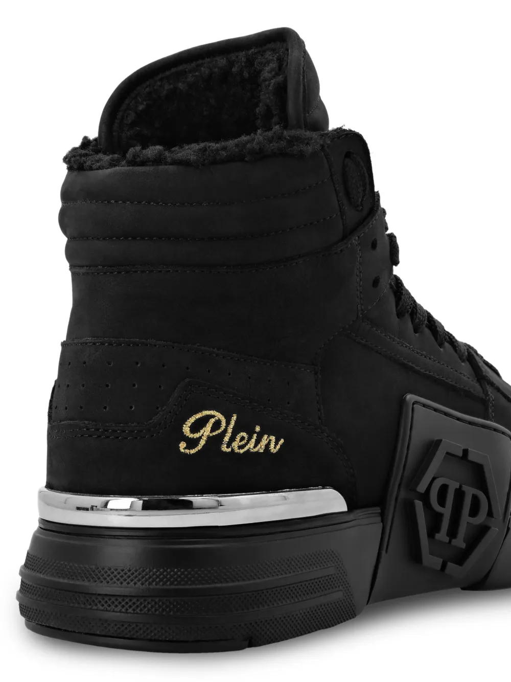 Philipp Plein Phantom Kick$ hi-top sneakers Zwart