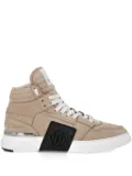 Philipp Plein Hexagon-appliqué sneakers - Neutrals