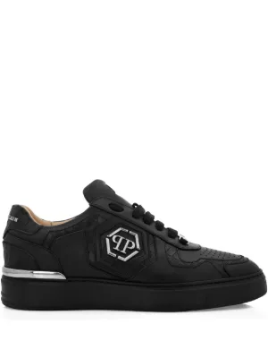 Roberto Cavalli logo-plaque Sneakers | Black | FARFETCH