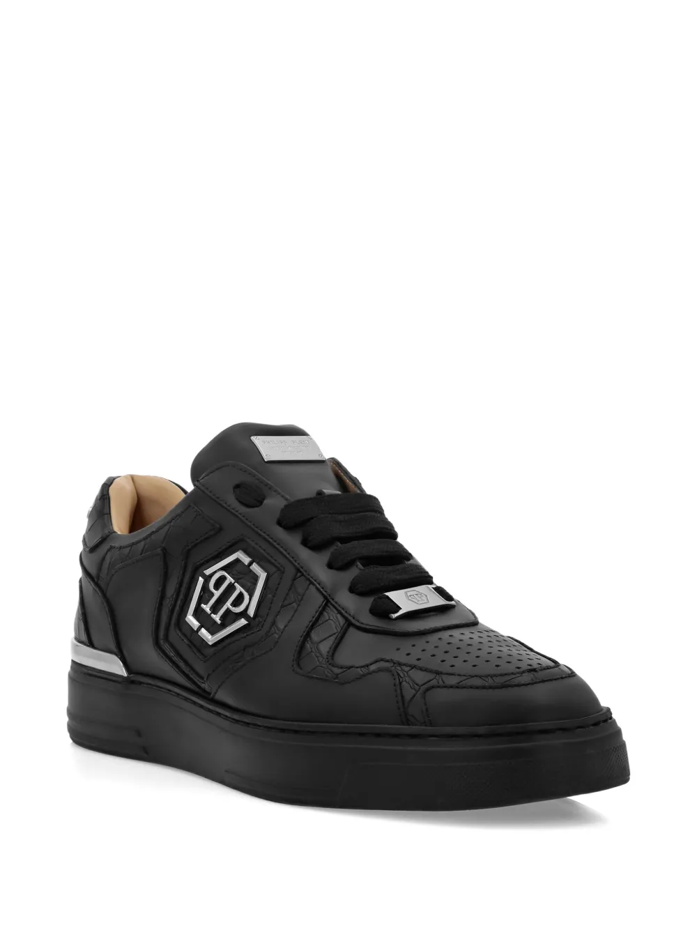 Philipp Plein crocodile-embossed logo sneakers | Low-Tops | Image 2