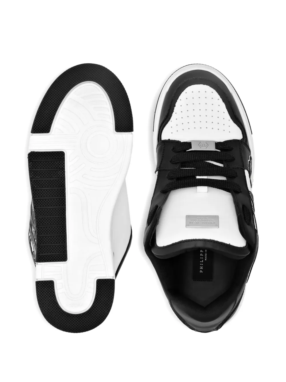 Philipp Plein logo-patch sneakers White
