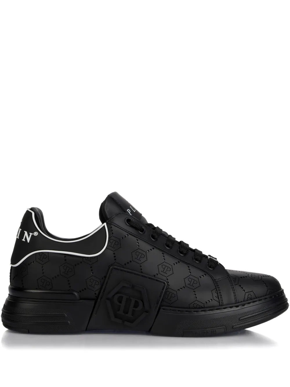 Philipp Plein monogram low-top sneakers - Nero