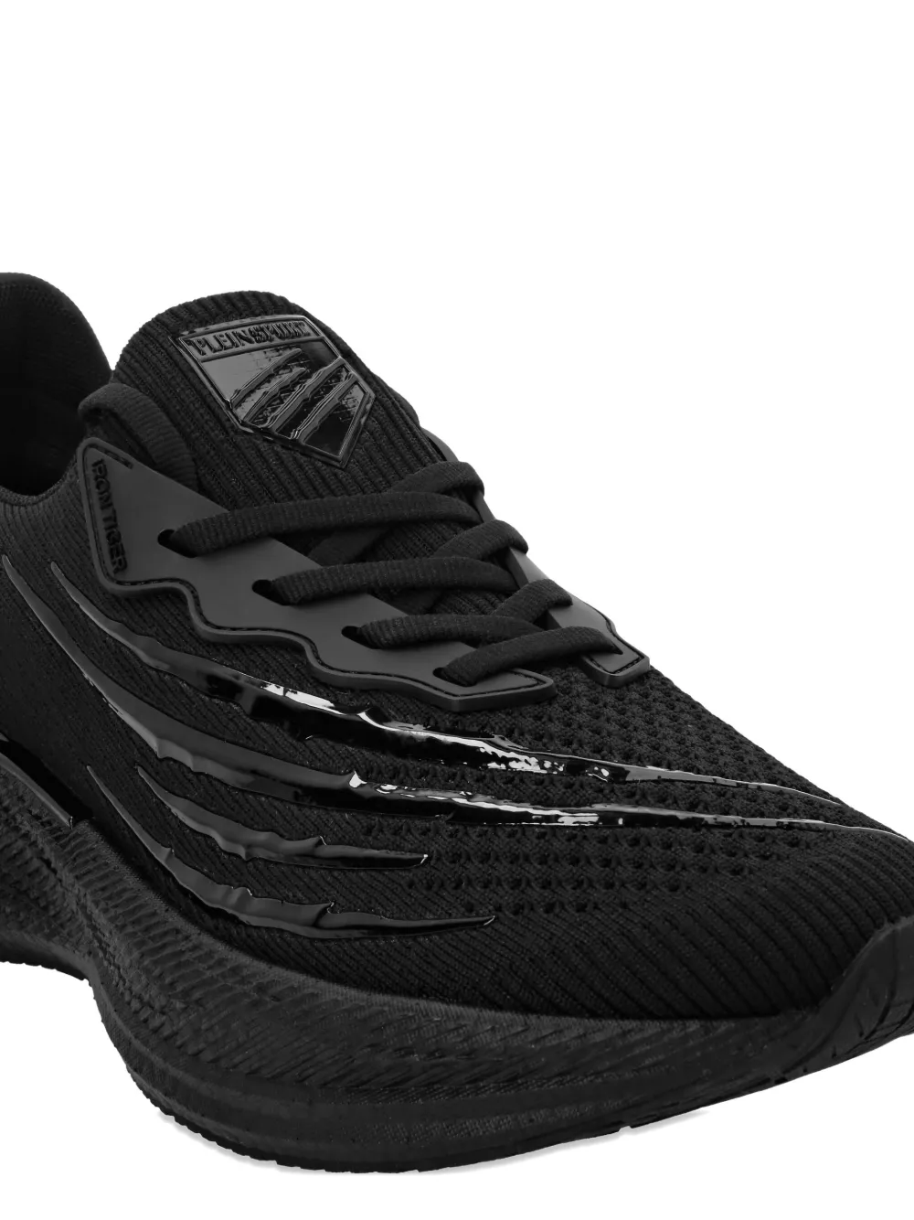 Plein Sport Iron Tiger Sneakers In Black