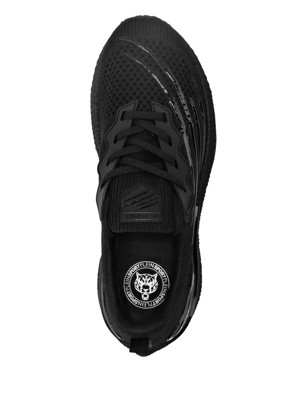 Plein Sport Iron Tiger Sneakers In Black