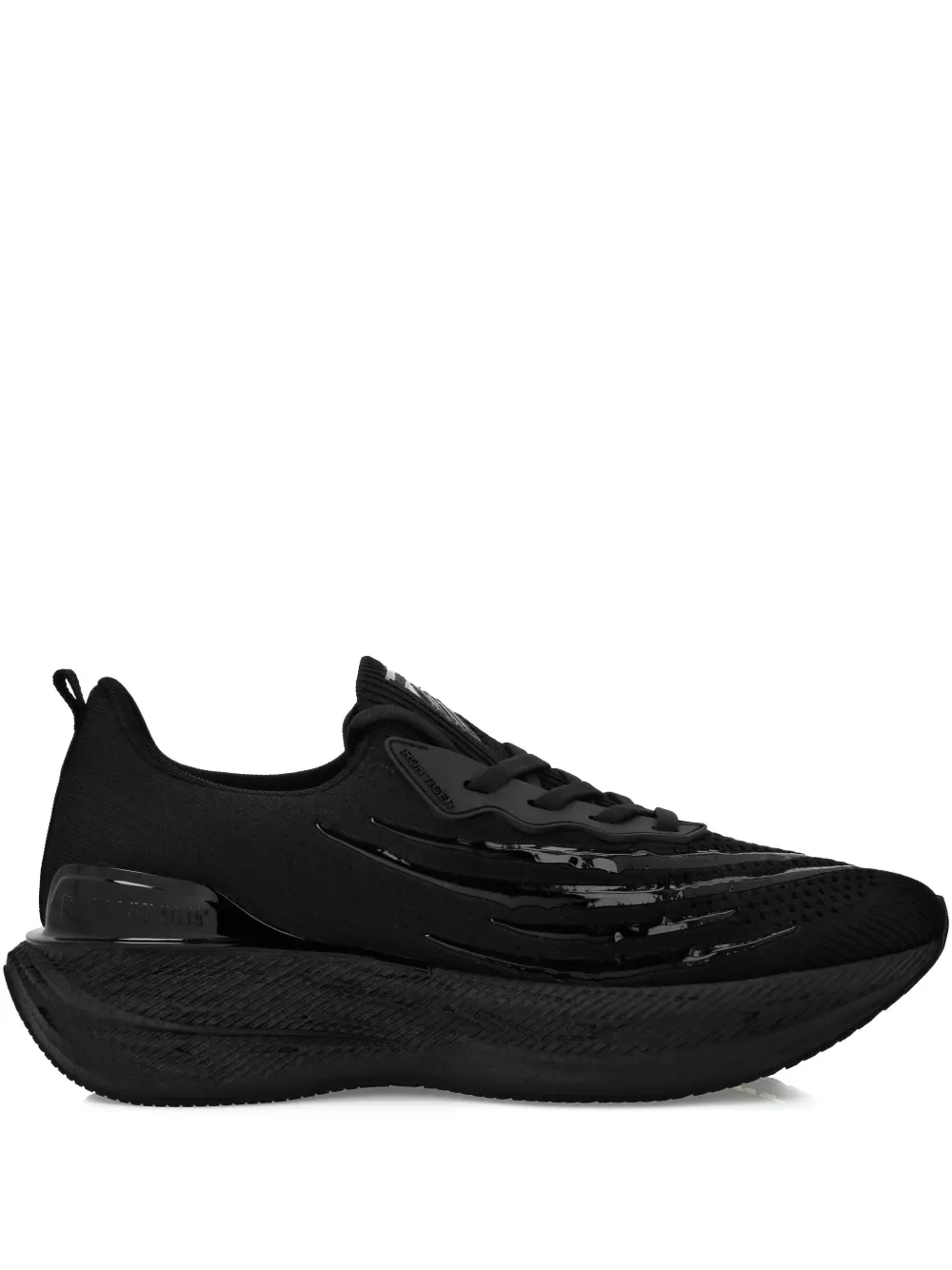 Plein Sport Iron Tiger Sneakers In Black