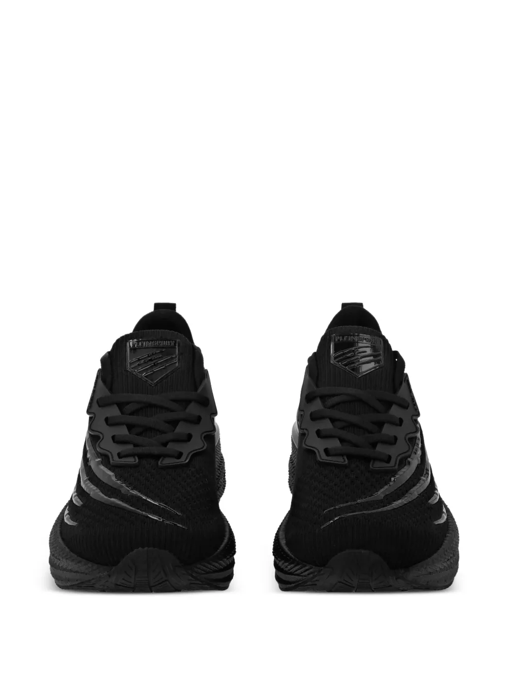 Plein Sport Iron Tiger Sneakers In Black