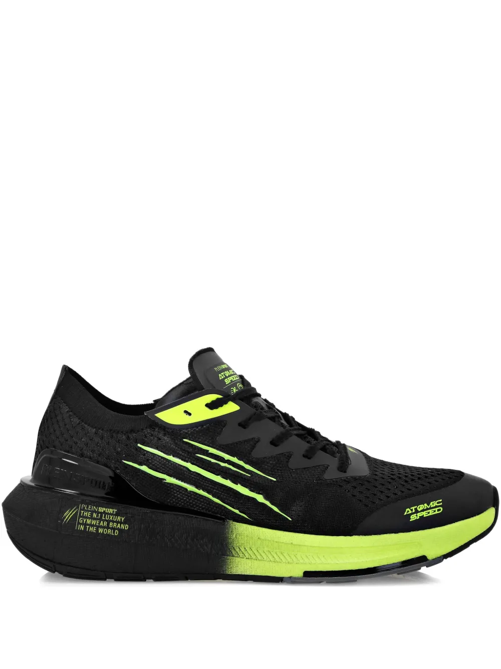 Plein Sport Lace-up Sneakers In Black