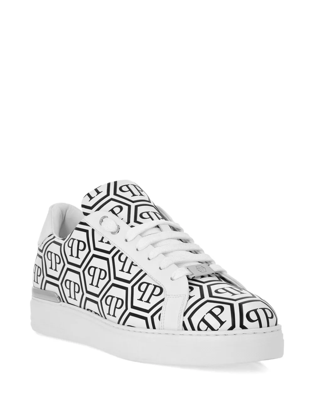 Philipp Plein big monogram low-top sneakers White