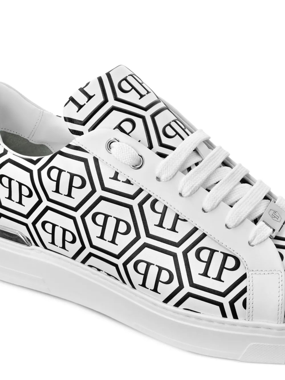 Philipp Plein big monogram low-top sneakers White