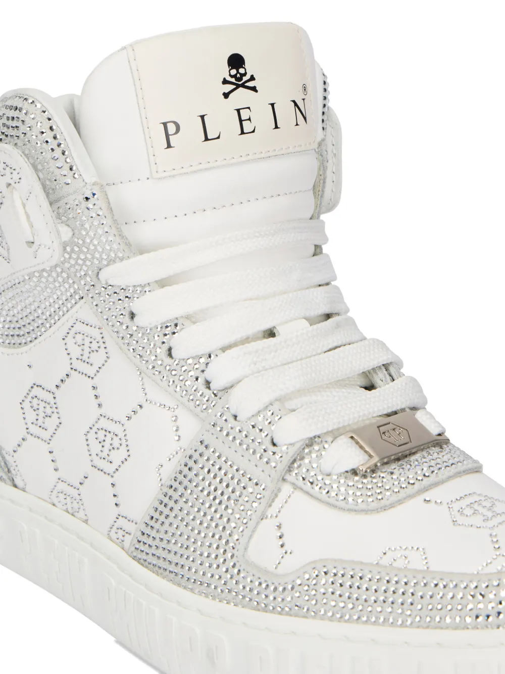 Philipp Plein Carson monogram sneakers Wit