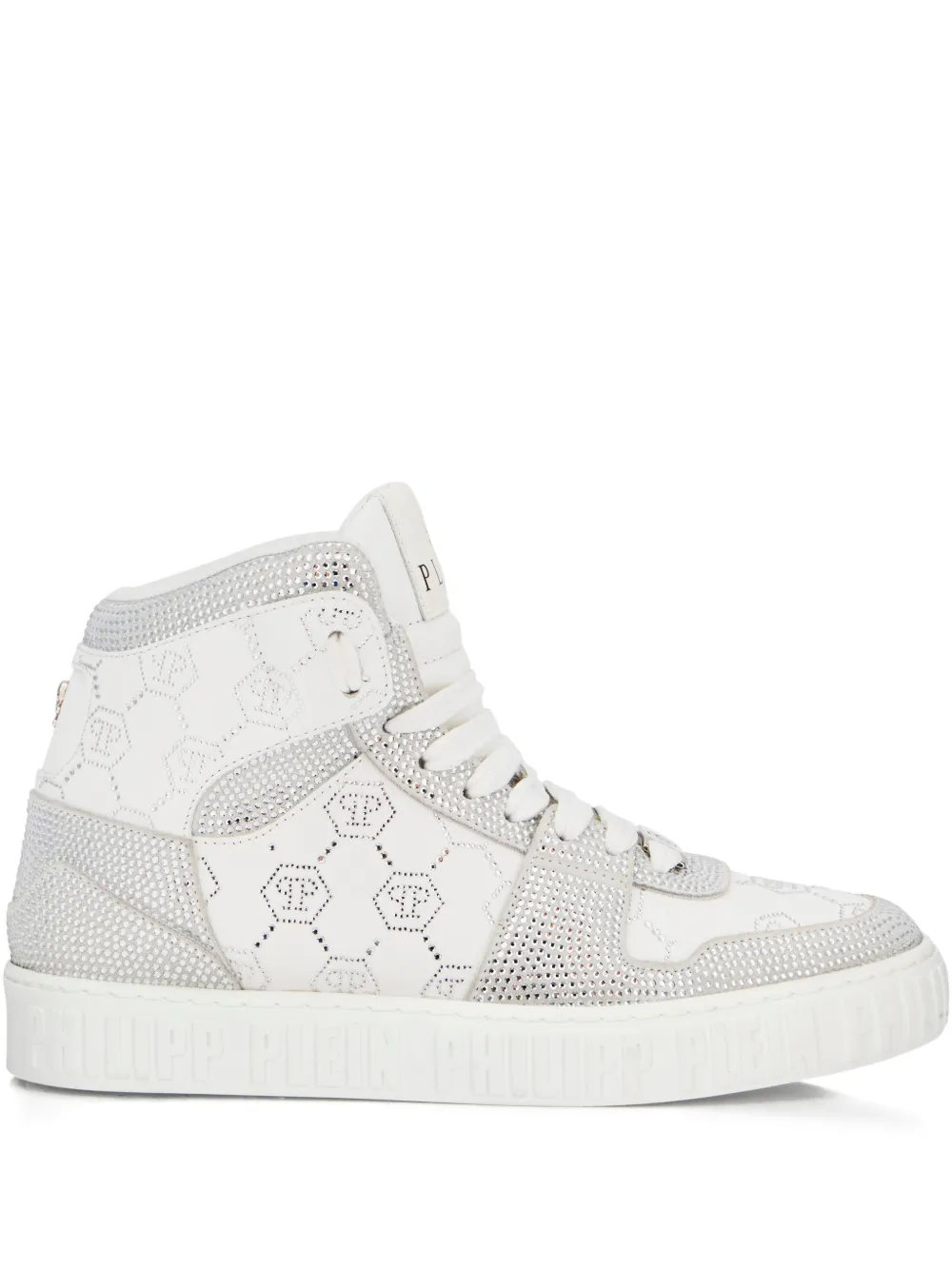 Philipp Plein Carson monogram sneakers | White | Image 1