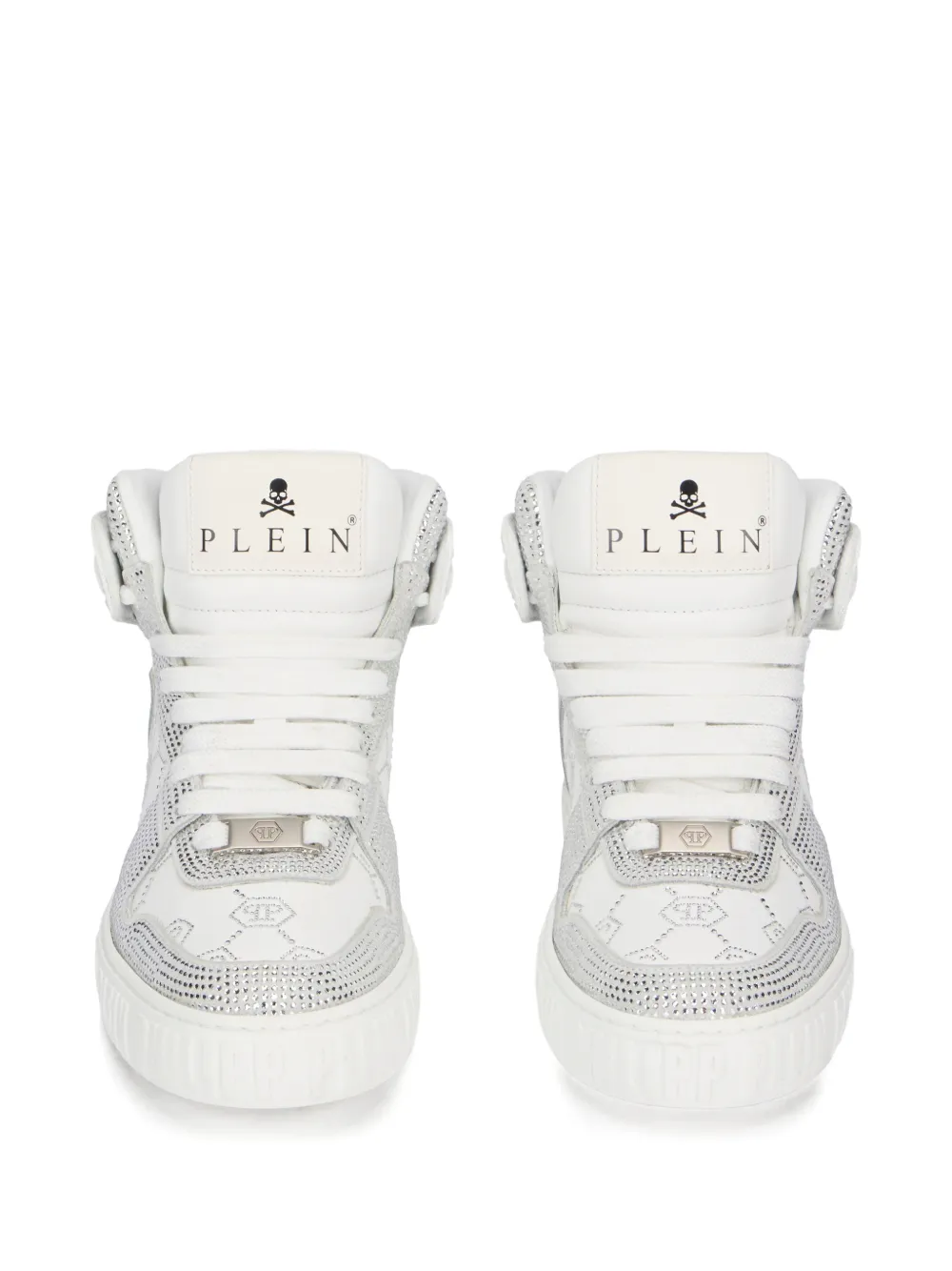 Philipp Plein Carson monogram sneakers Wit