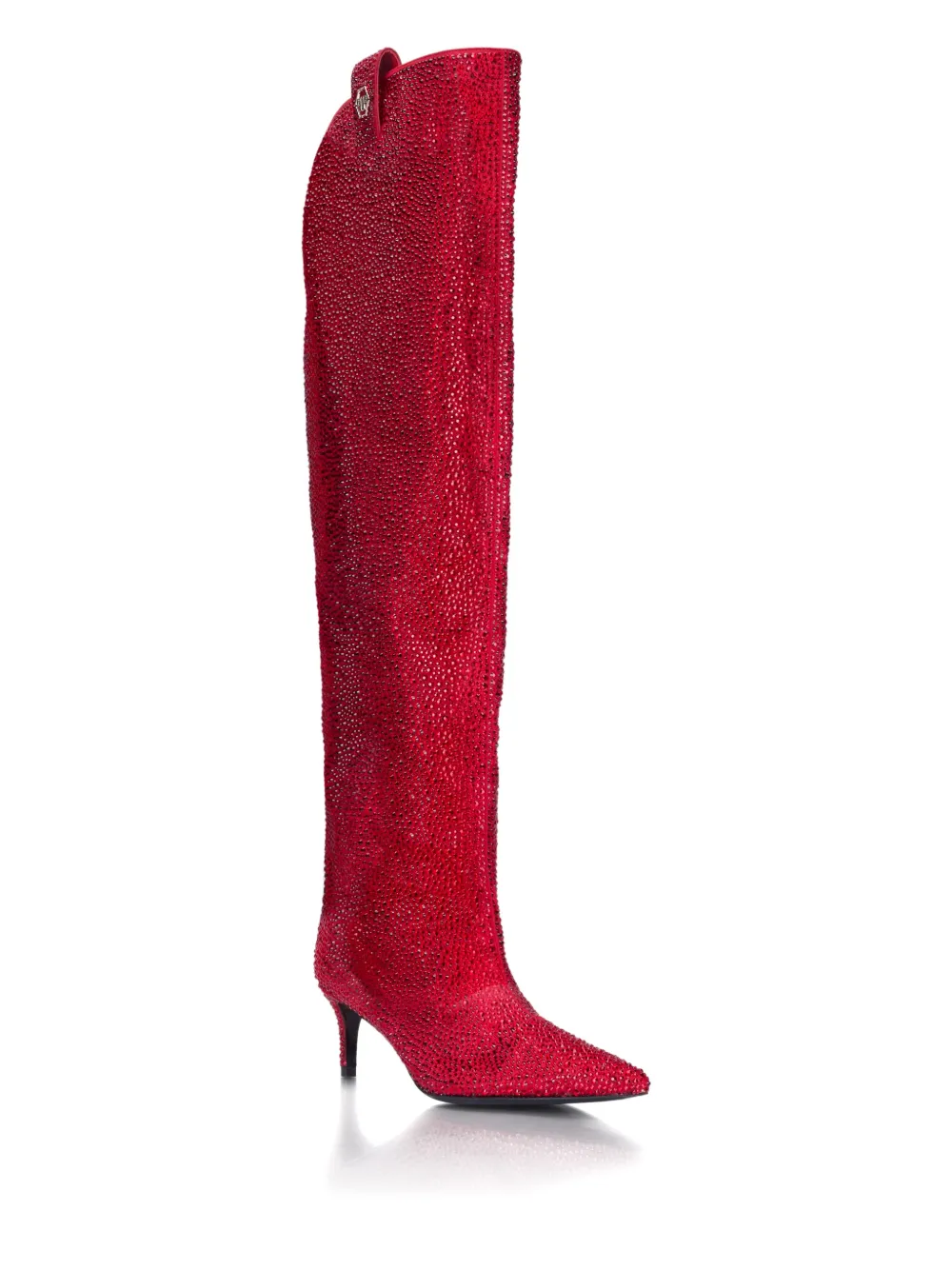  Philipp Plein Botas Con Apliques De Strass - Rojo 
