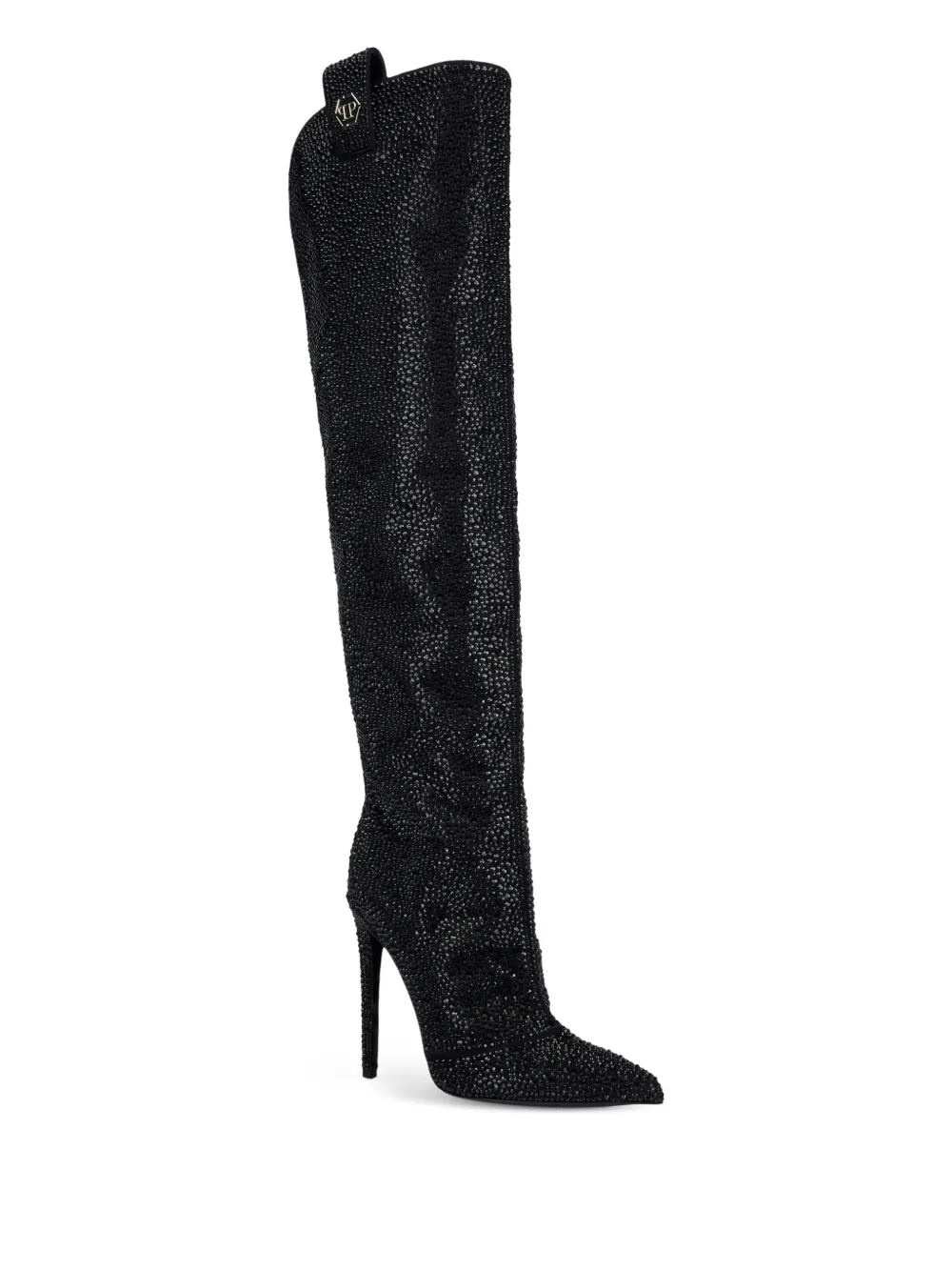 Philipp Plein 120mm strass hexagon boots | Over-The-Knee Boots | Image 2