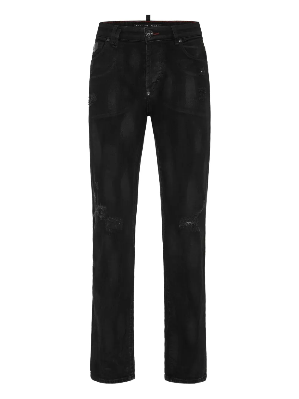 Philipp Plein straight-leg jeans Zwart
