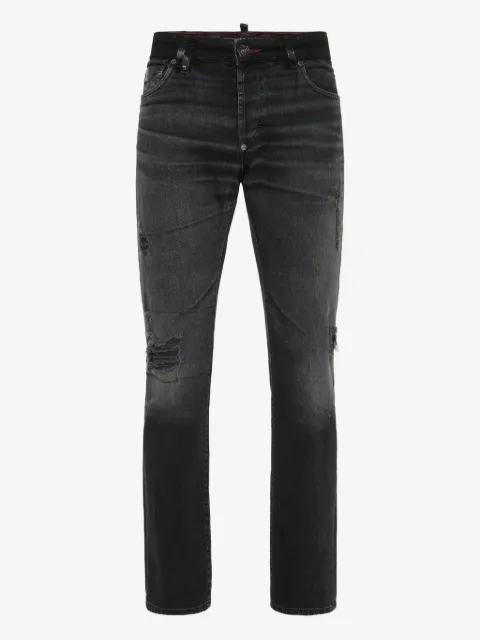 Philipp Plein Jeans in Distressed-Optik