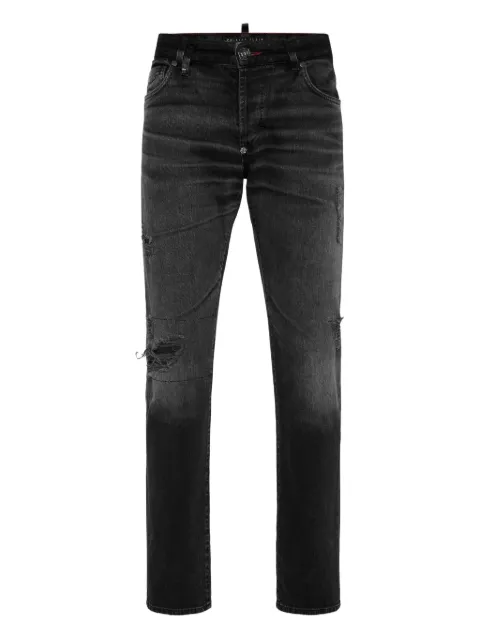 Philipp Plein Jeans in Distressed-Optik