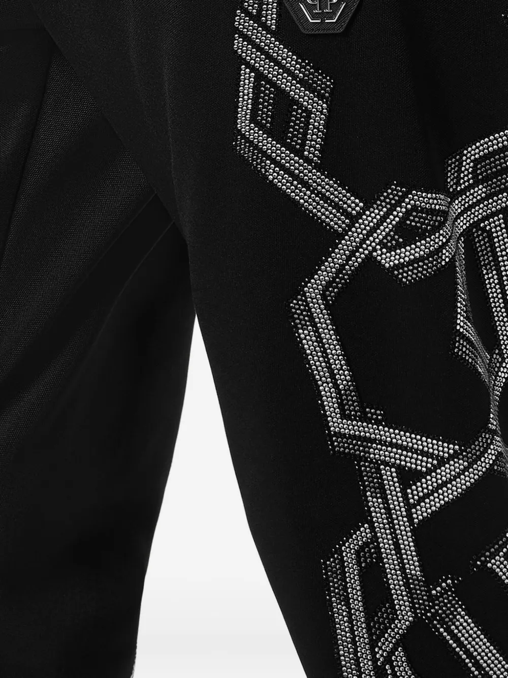 Philipp Plein chain-print joggers Zwart