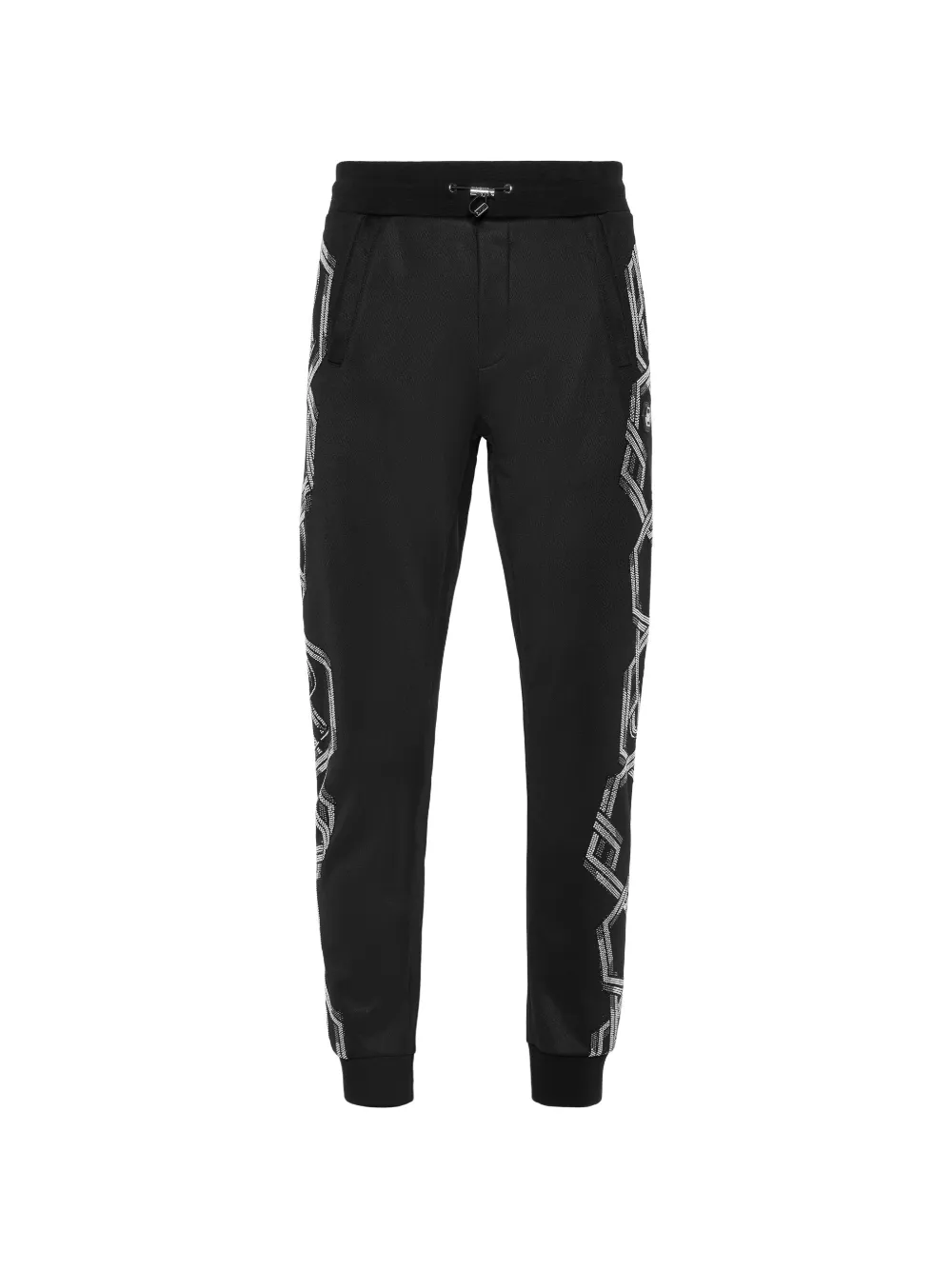 Philipp Plein chain-print joggers - Black