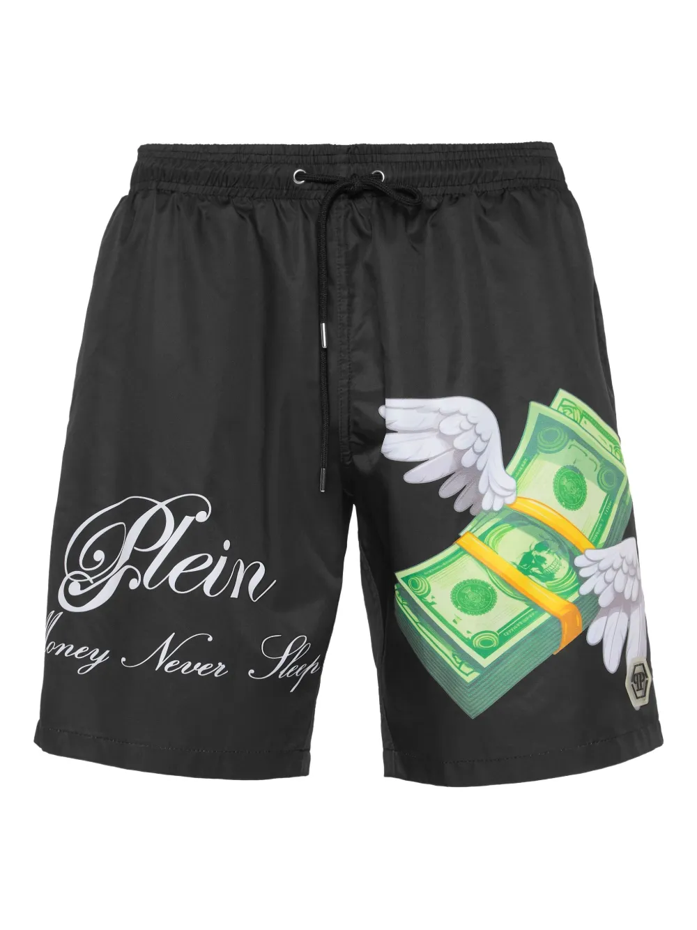 Philipp Plein money-print swim shorts | Black | Image 1
