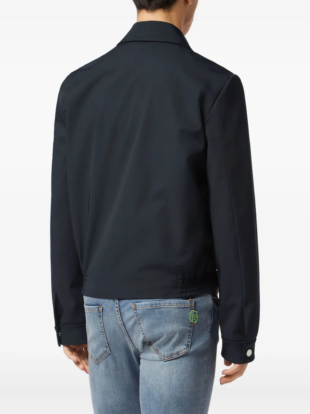 Philipp Plein Jack met logoplakkaat Blauw