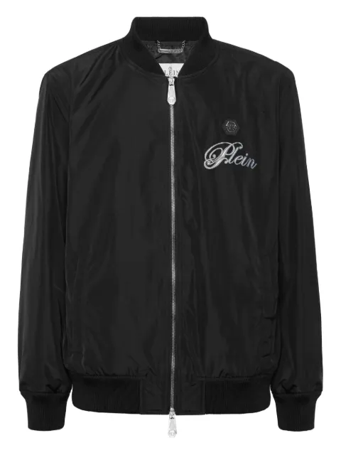 Philipp Plein skull-print bomber jacket