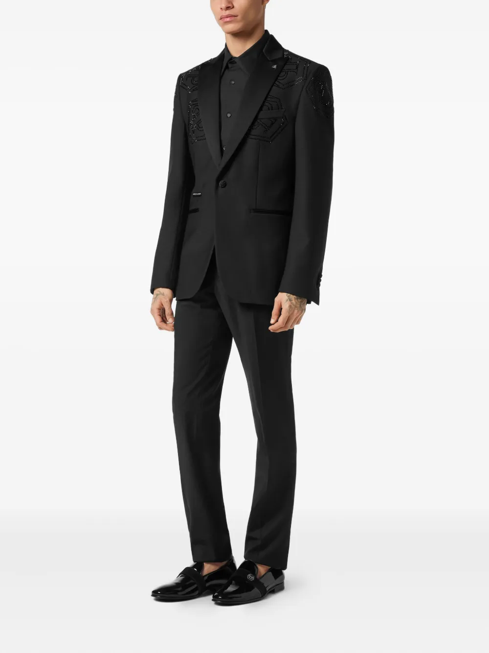 Philipp Plein rhinestone-embellished blazer | Blazers | Image 2