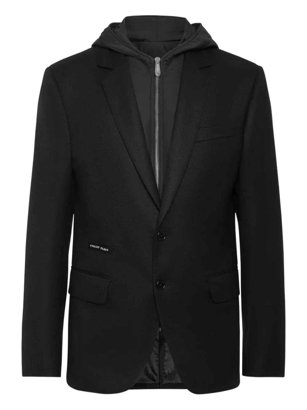 Philipp Plein Blazer met enkele rij knopen Zwart