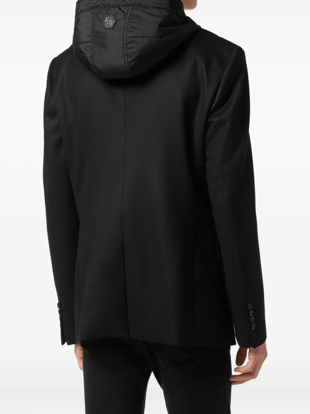 Philipp Plein Blazer met enkele rij knopen Zwart