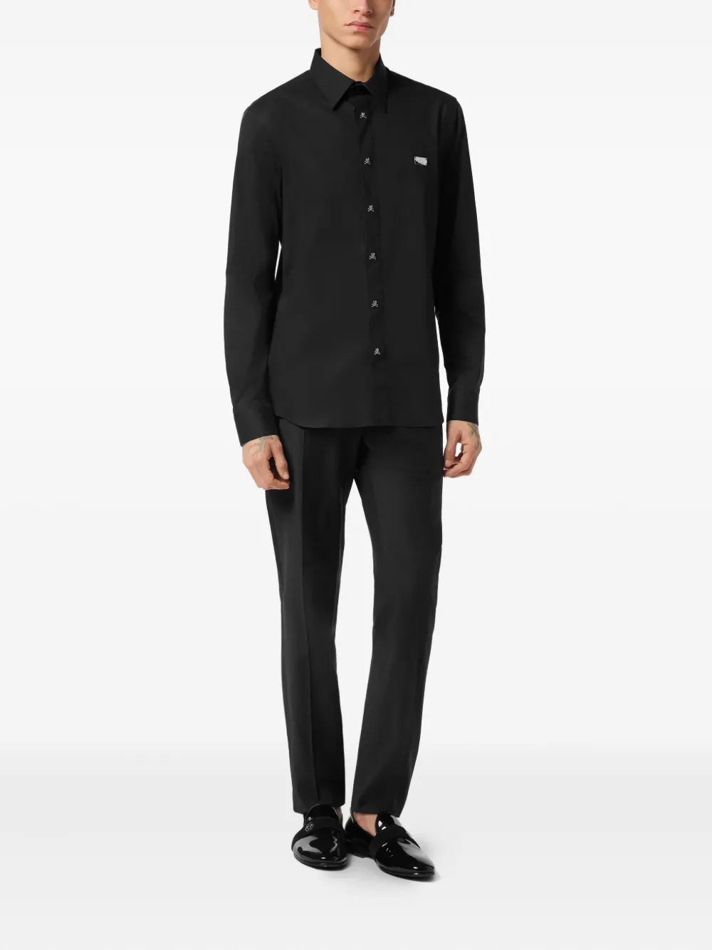 Philipp Plein Sugar Daddy button-up shirt - Zwart
