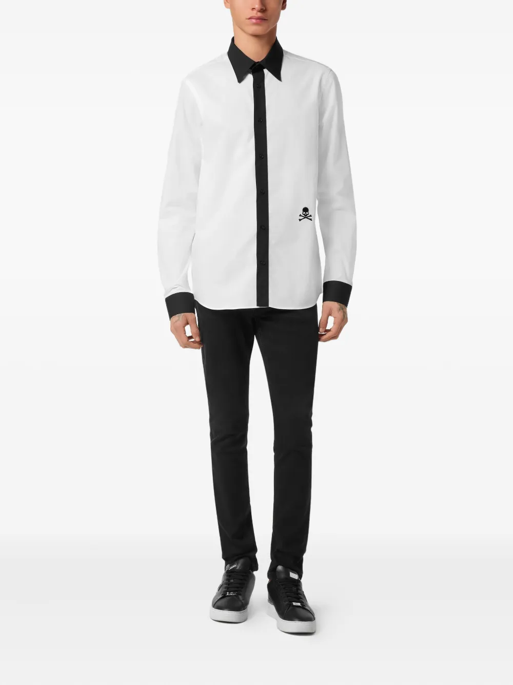 Philipp Plein Sugar Daddy button-up shirt - Wit
