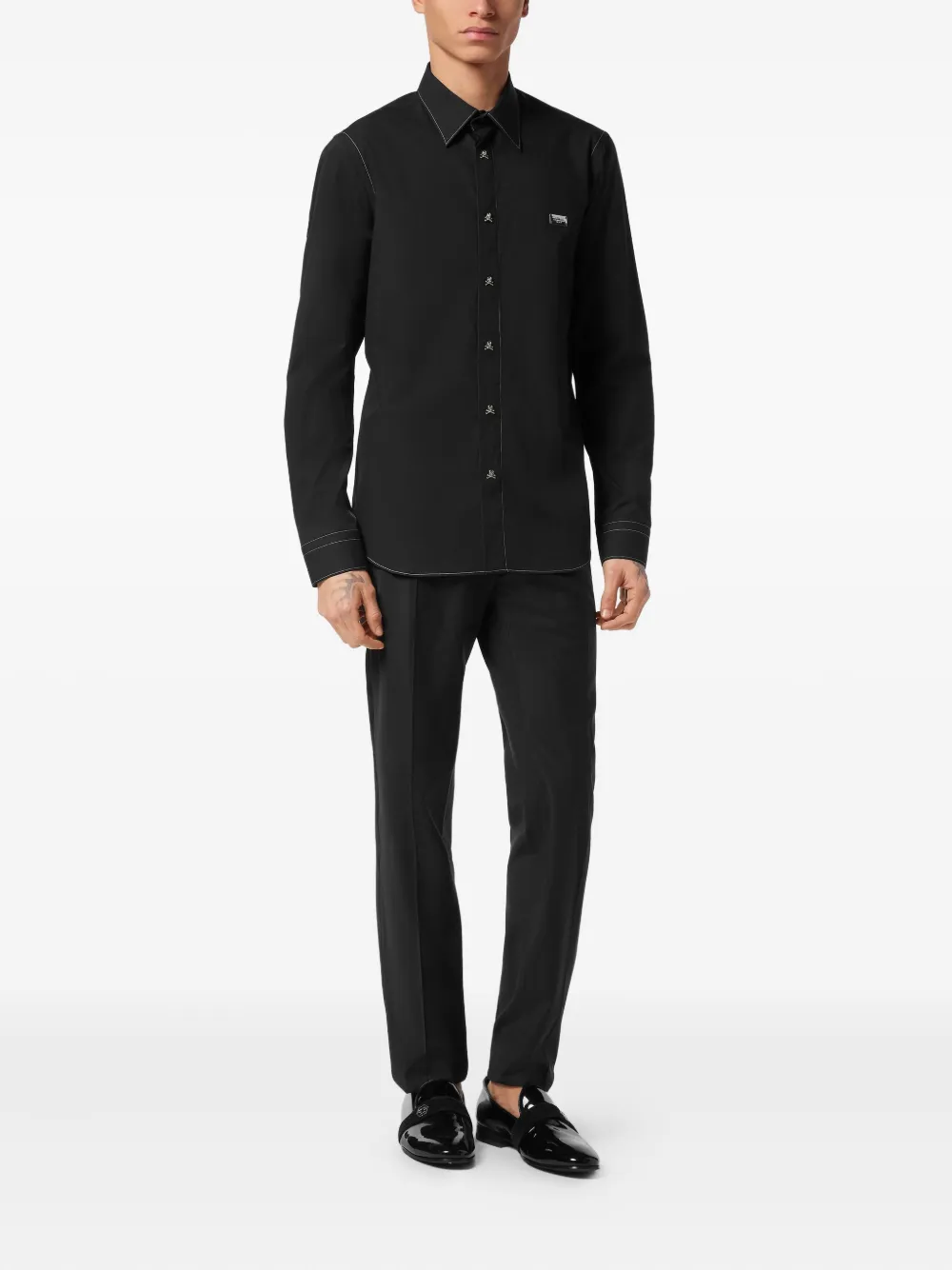 Philipp Plein Sugar Daddy long-sleeved shirt - Zwart