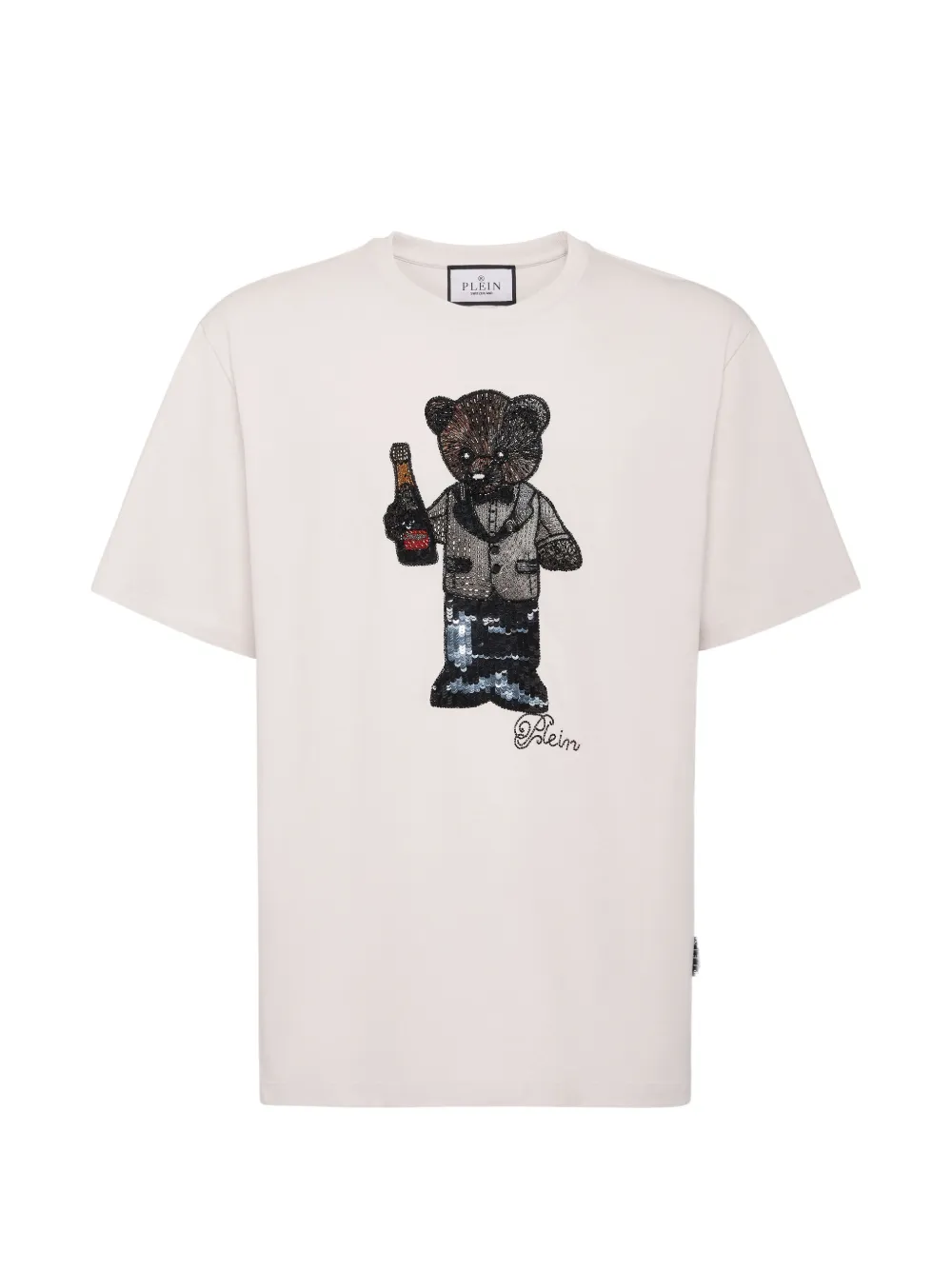 Philipp Plein T-shirt con decorazione Teddy Bear - Bianco