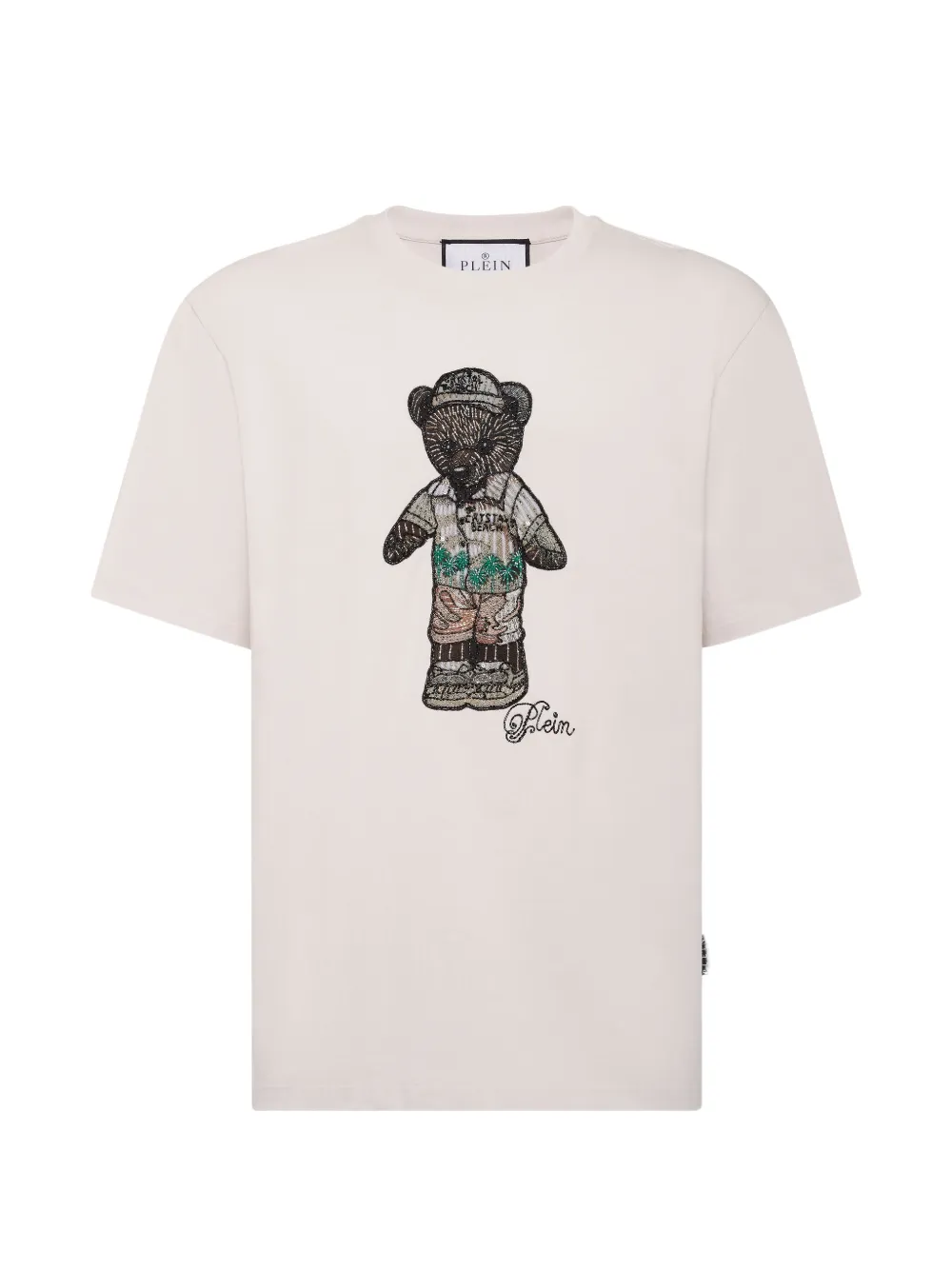 Philipp Plein T-shirt con decorazione Teddy Bear - Bianco