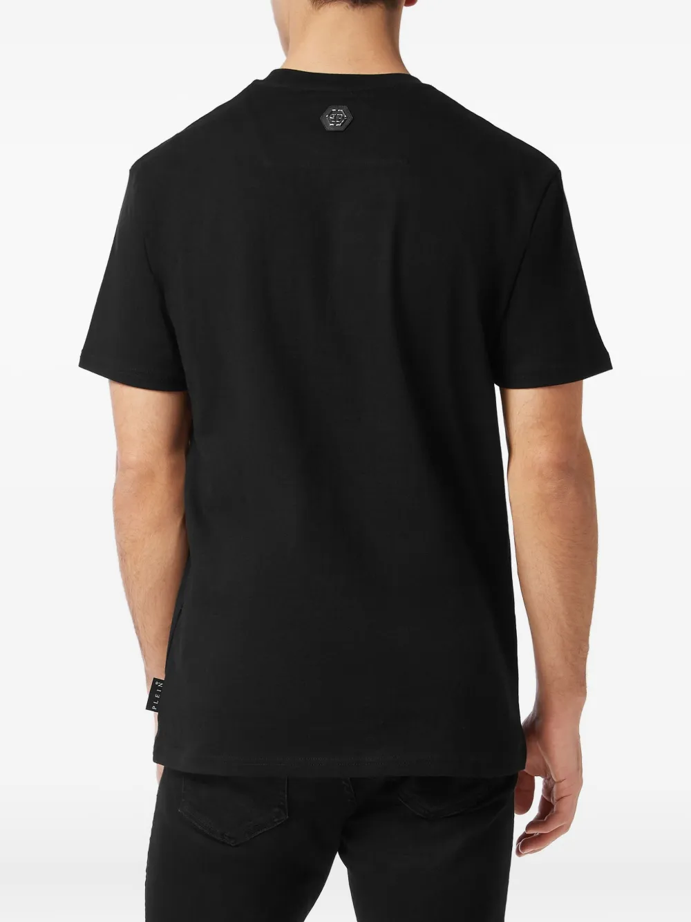 Philipp Plein tassel-embellished logo T-shirt Zwart