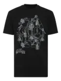 Philipp Plein tassel-embellished logo T-shirt - Black