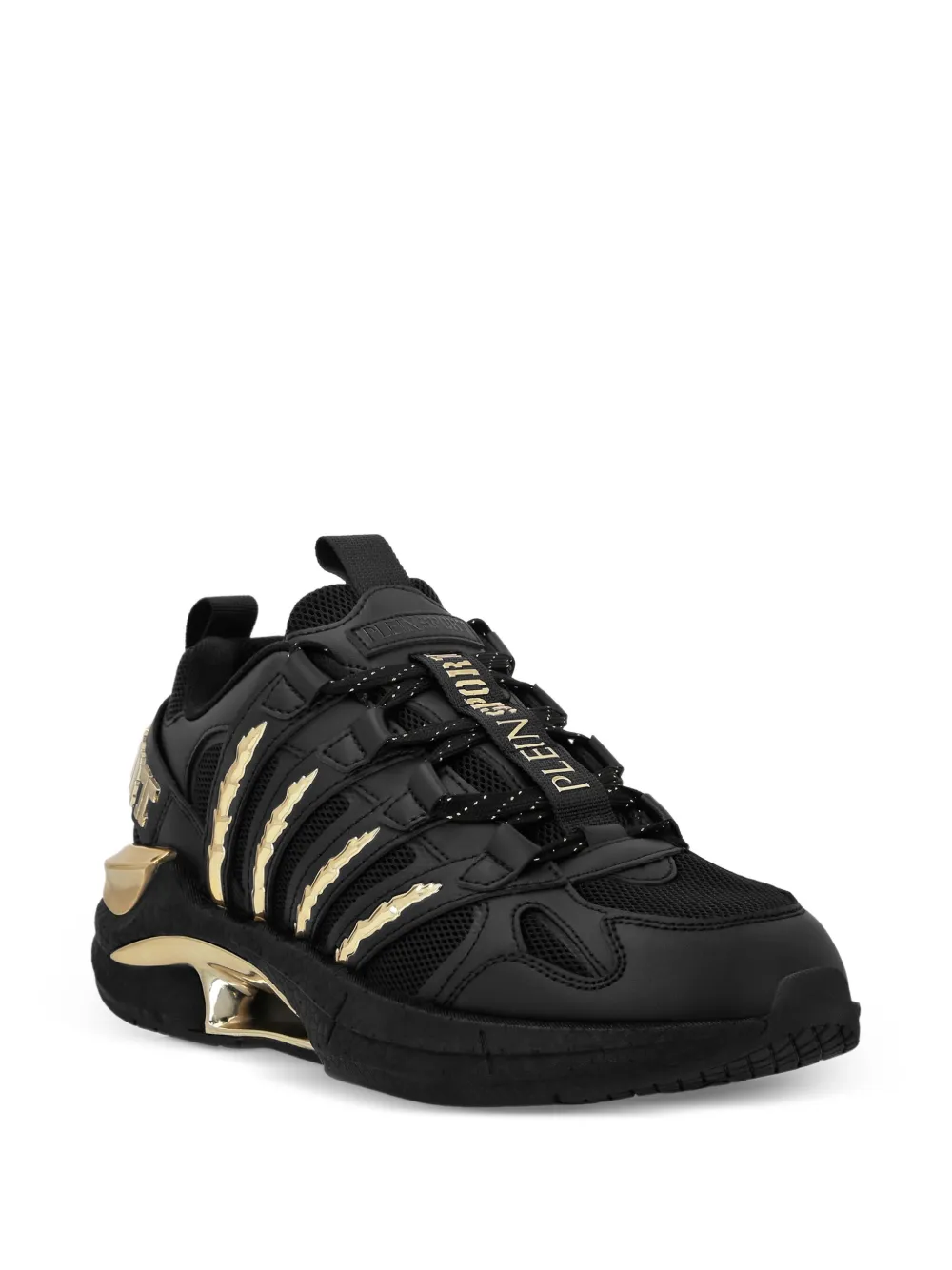 Plein Sport gold-detail mesh sneakers | Low-Tops | Image 2
