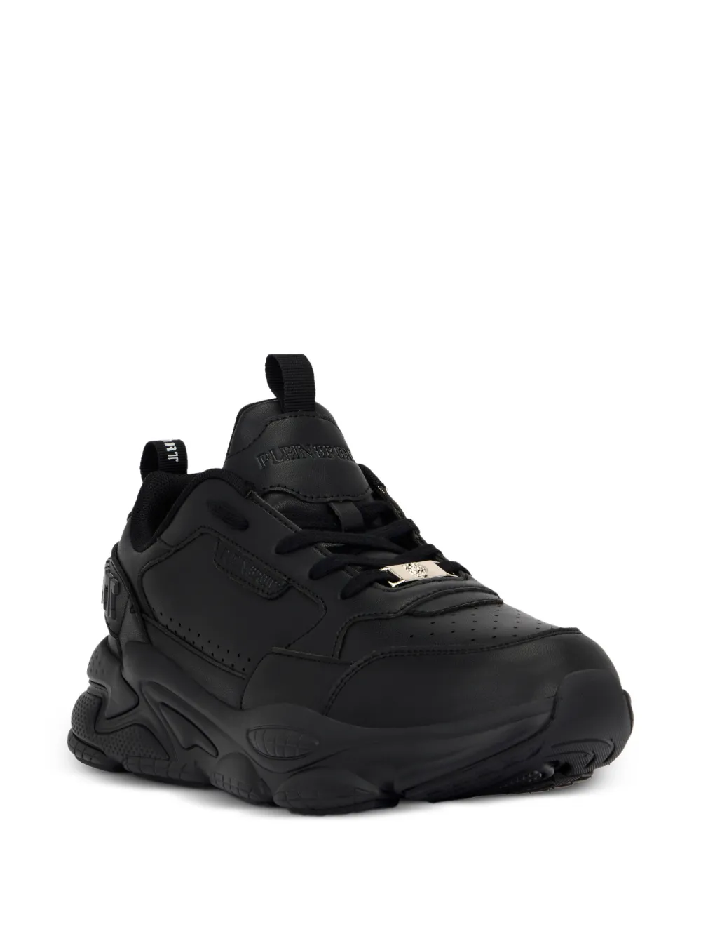 Plein Sport Ghost X perforated-detail sneakers - Nero