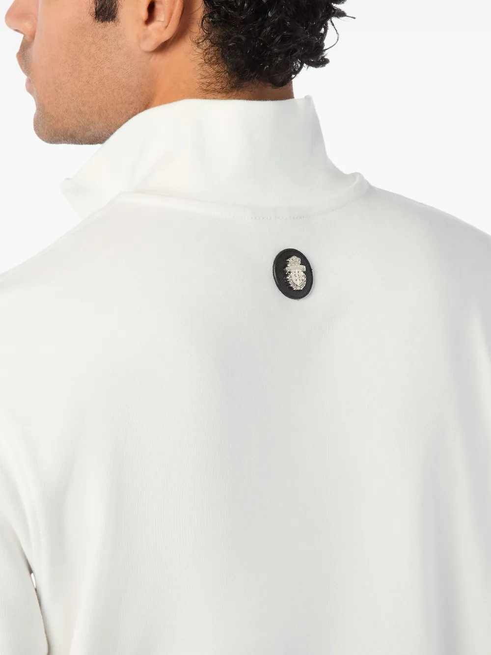 Logo-Embroidered Half-Zip Jacket