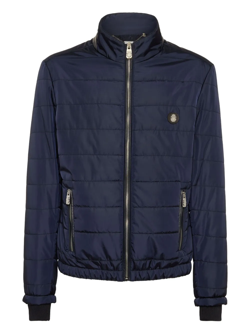 Billionaire Quilted Leather-trimmed Padded Jacket In Multi