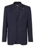 Billionaire Gessato pinstripe single-breasted blazer - Blue