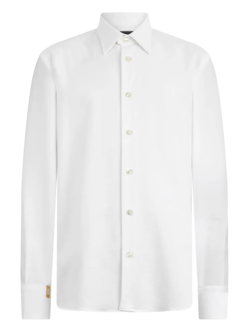 Billionaire piquet shirt - Bianco
