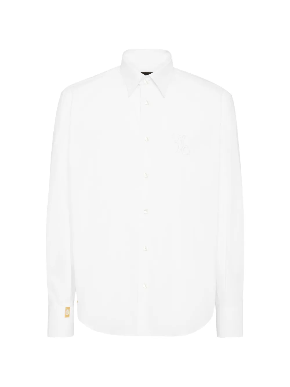 Billionaire embroidered cotton shirt