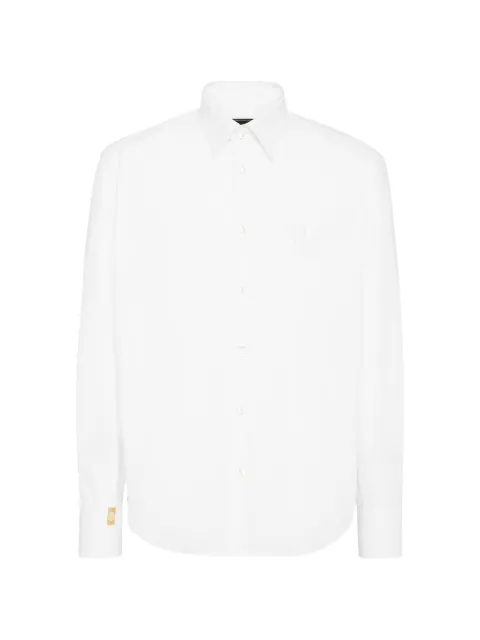 Billionaire logo-embroidered shirt