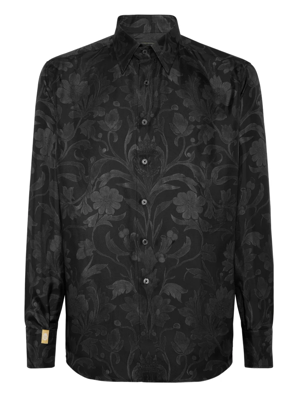Billionaire Camicia con stampa barocca - Nero
